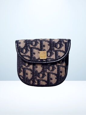 Dior Vintage Trotter Coin Purse (Oblique)